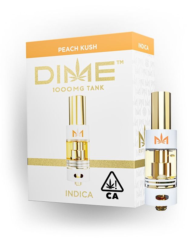 Dime Industries THC carts vape FunJuice Vietnam PEACH KUSH (Indica)