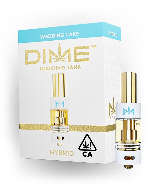 Dime THC carts vape FunJuice Vietnam WEDDING CAKE (Hybrid)