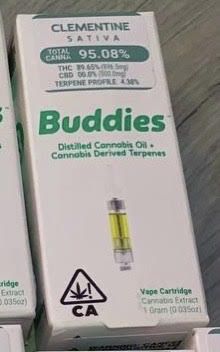 Buddies  Premium Cannabis Oil 1 GRAM THC CLEMENTINE (Sativa) FUNJUICE.VN / Vape Tinh Dau oil CBD THC HCM Vietnam
