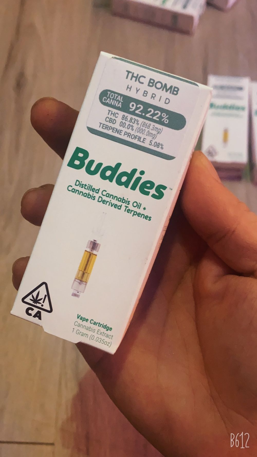 Buddies  Premium Cannabis Oil 1 GRAM THC THC BOMB (Hybrid) FUNJUICE.VN / Vape Tinh Dau oil CBD THC HCM Vietnam